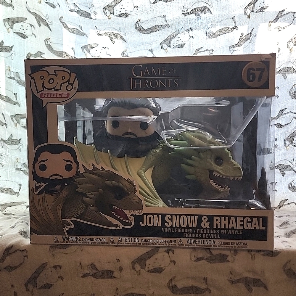Funko POP Rides Jon Snow and Rhaegal (Game of Thrones)